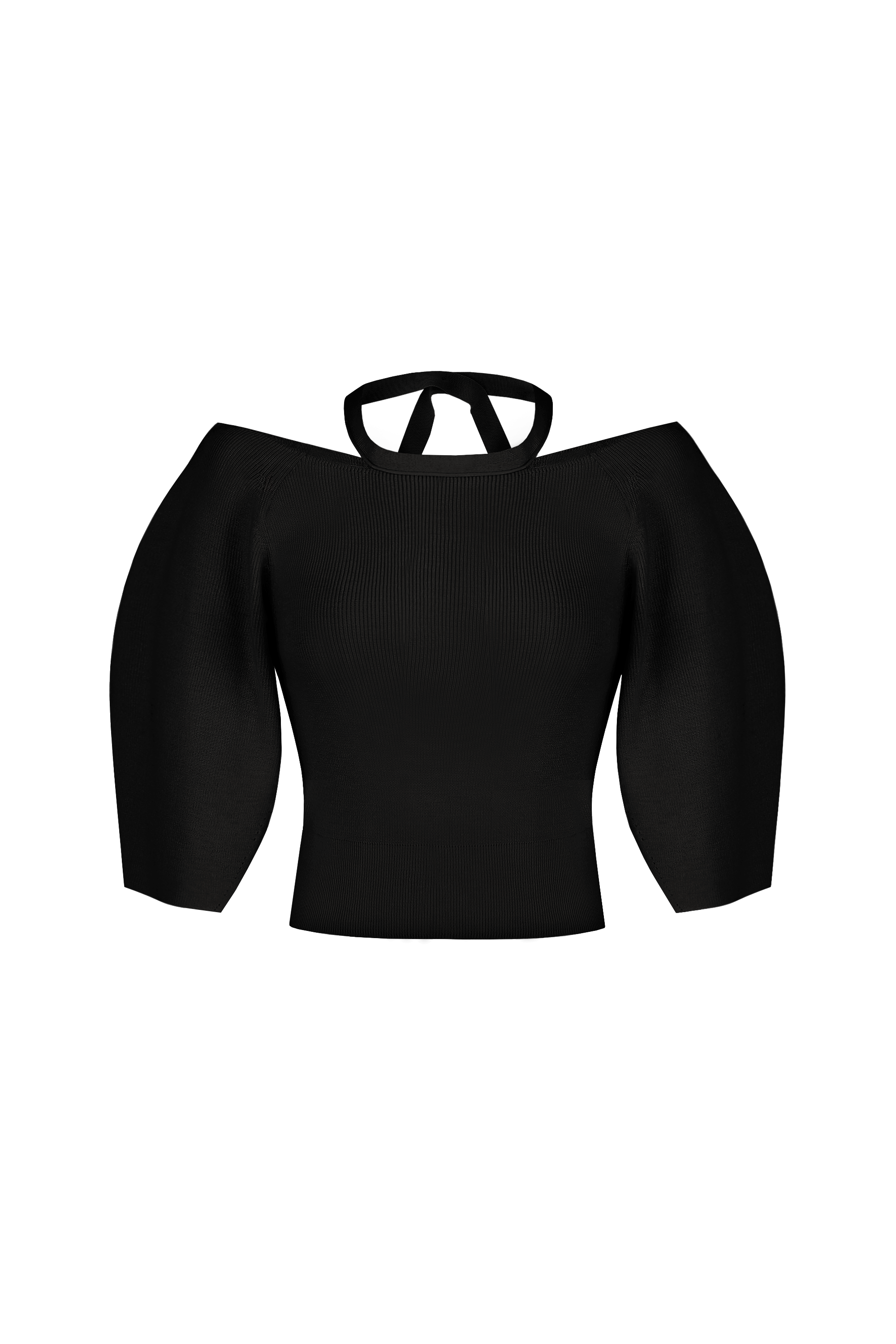 [Resort] GOYIR Innes modal knitwear BLACK color